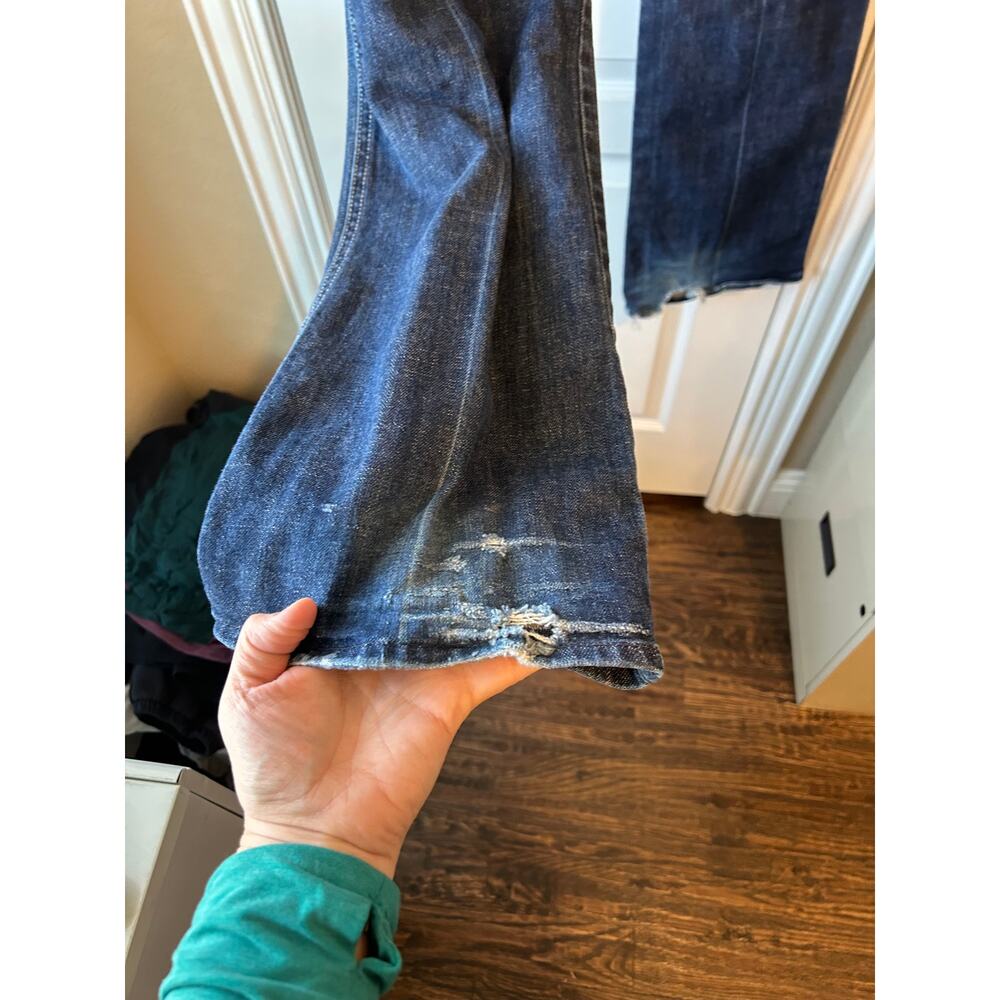 7 for all mankind The A Pocket Vintage Low Rise Bootcut Jeans - Picture 8 of 8